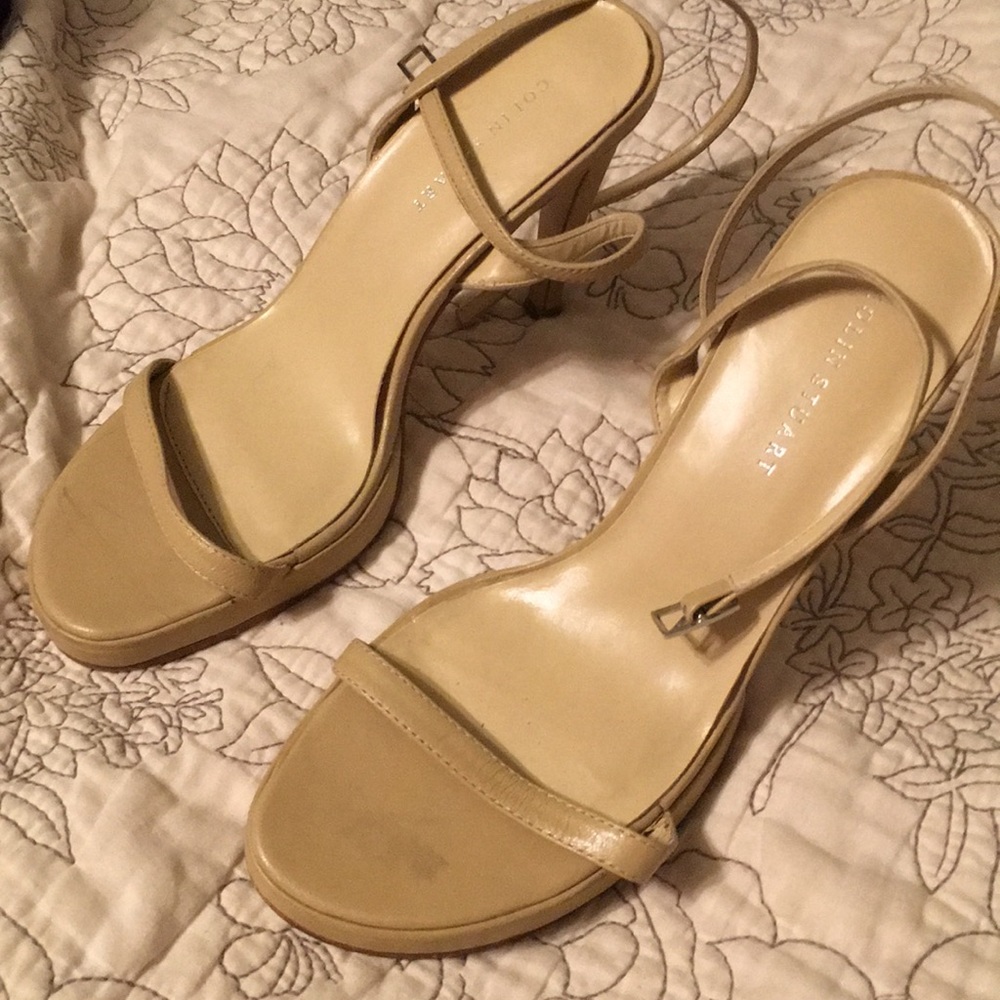 Colin Stuart nude sandals